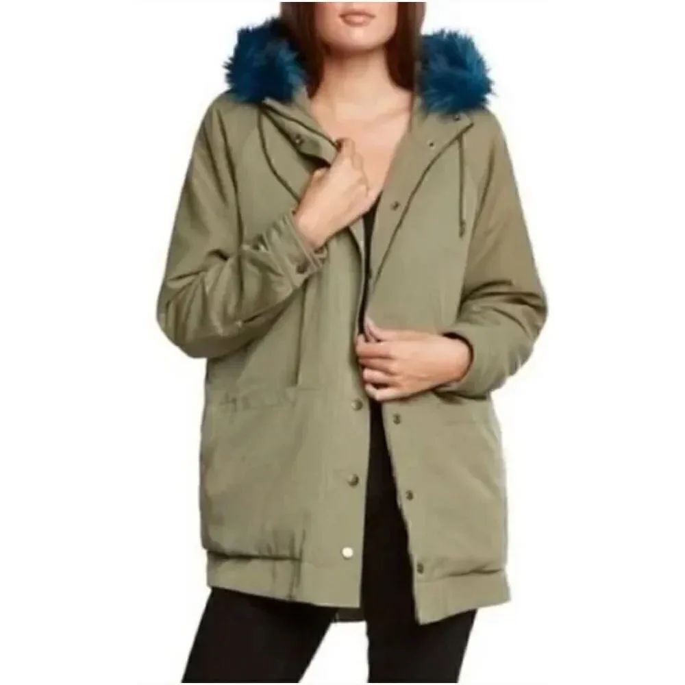 Willow & ClayβAnorakΒ CoatβwithβDetachableβFauxβFurβHoodβNWTβSizeβSmall